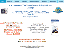 Tablet Screenshot of passportphotochicago.com